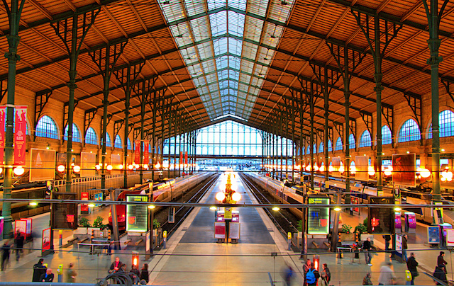Estação Paris du Nord em Paris Estação Paris du Nord em Paris