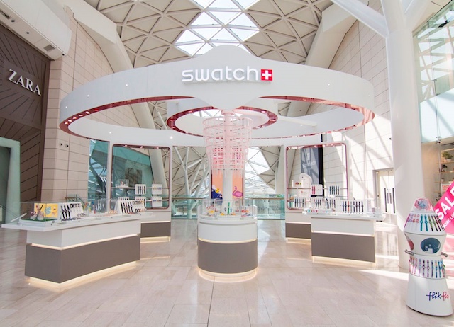 Loja Swatch no Westfield Stratford City em Londres Loja Swatch no Westfield Stratford City em Londres
