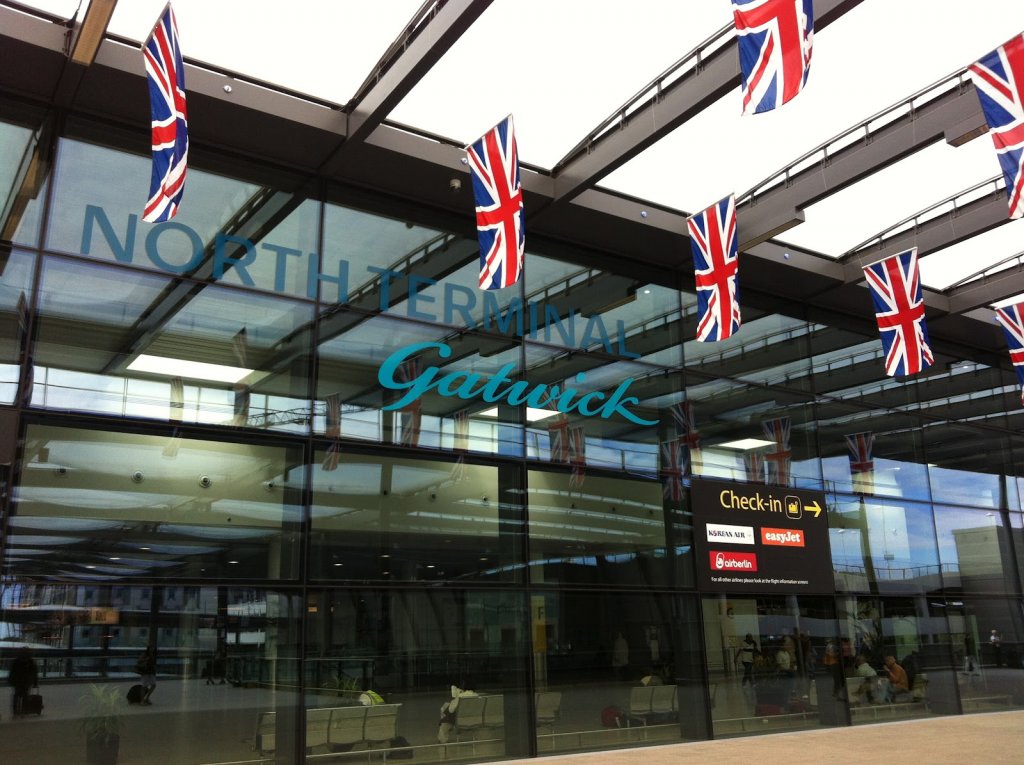 Aeroporto Gatwick, Londres Aeroporto Gatwick, Londres