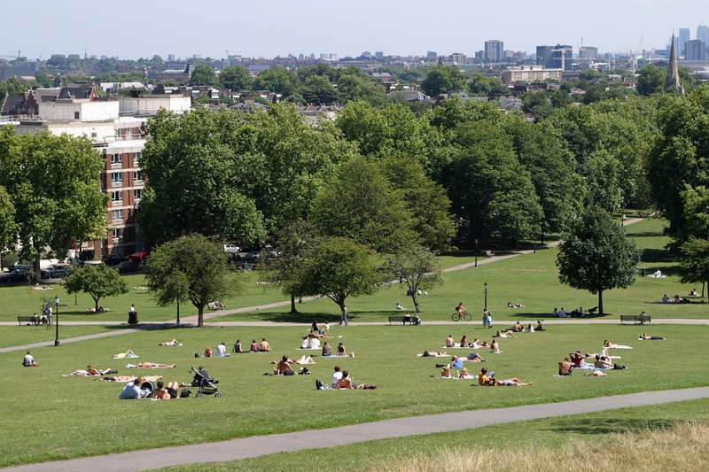 Hampstead Heath em Londres Hampstead Heath em Londres