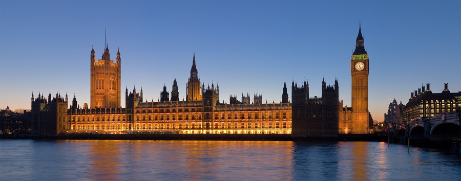Palácio de Westminster em Londres