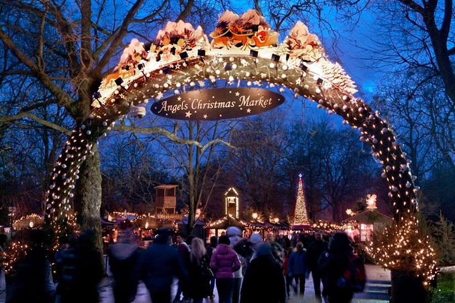 Mercado de natal no Hyde Park