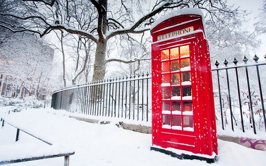 Inverno na cidade de Londres