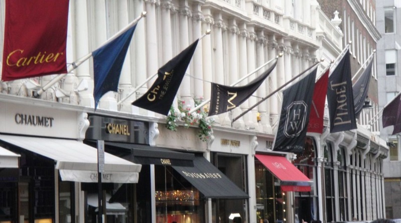 Bond Street em Londres Bond Street em Londres