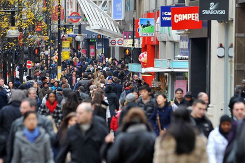 Oxford Street em Londres Oxford Street em Londres