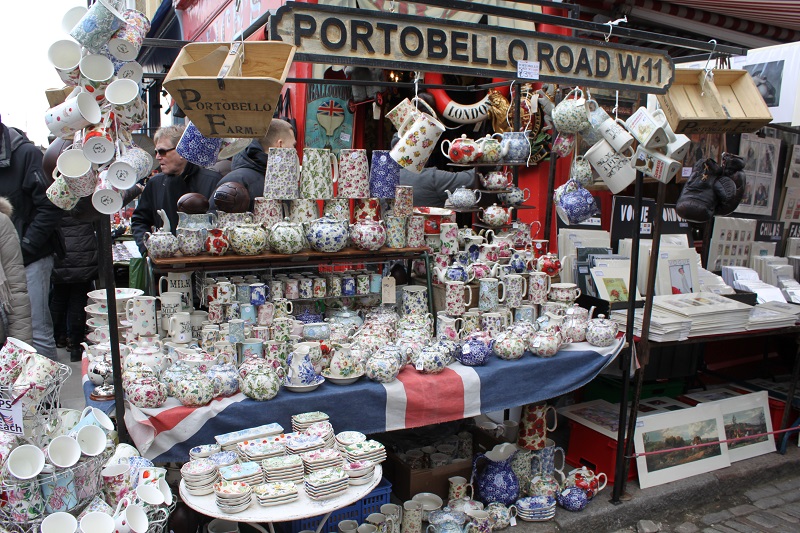 Portobelllo Road em Londres Portobelllo Road em Londres