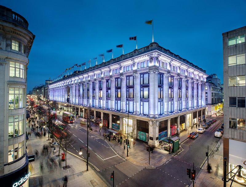 Loja de departamento Selfridges em Londres Loja de departamento Selfridges em Londres