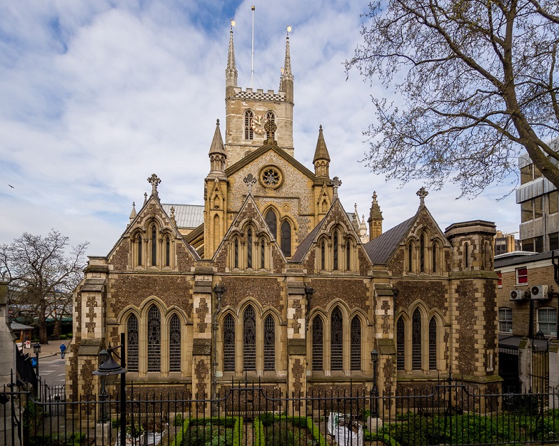 Southwark Cathedral em Londres Southwark Cathedral em Londres